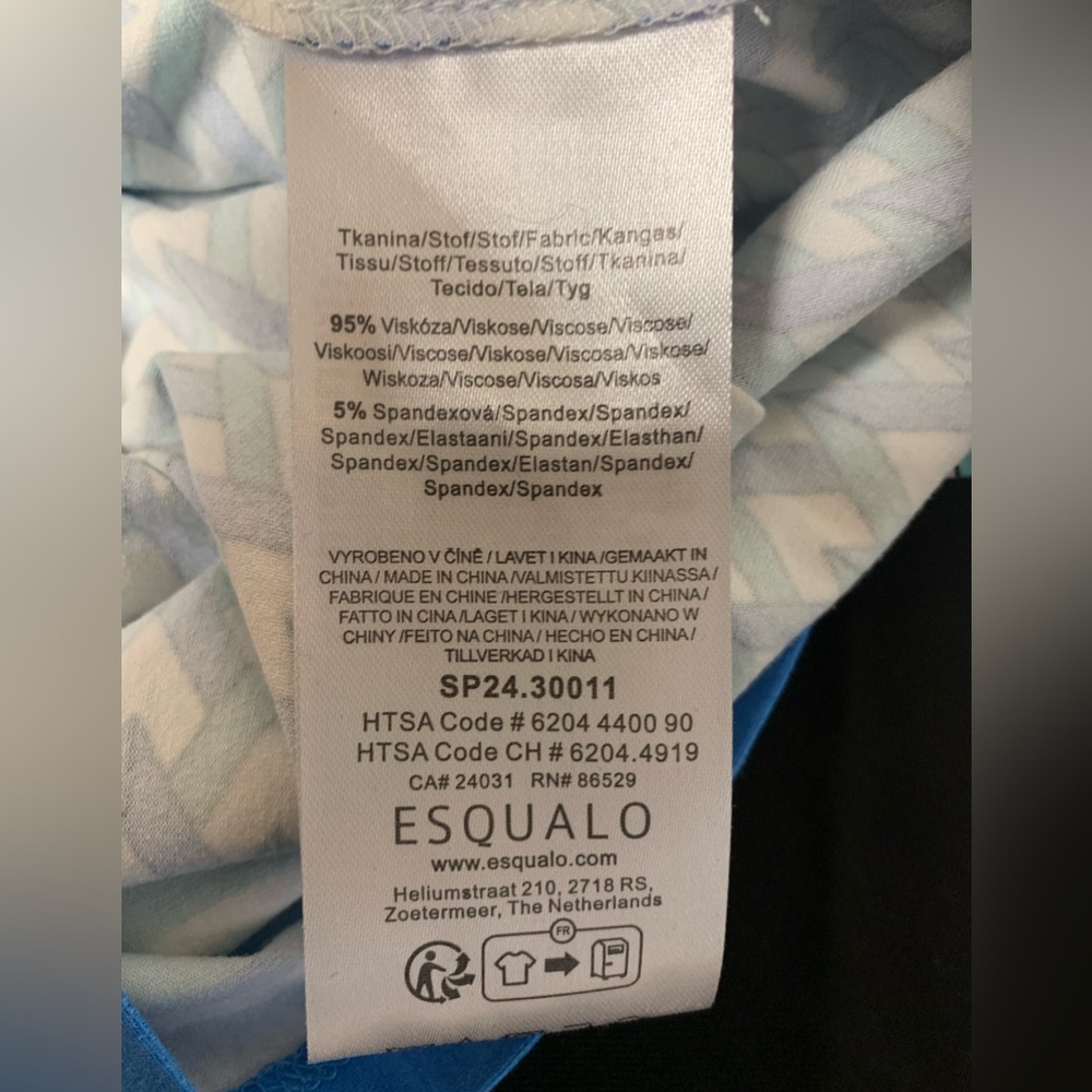 Esqualo New Blue Dress Size S - Picture 5 of 5